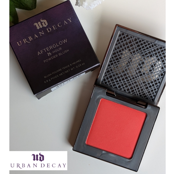 NEW Urban Decay Afterglow 8-Hour Powder Blush BANG -bright red-orange NIB W/box - Picture 3 of 11